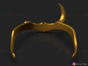 lady loki crown - loki variant - sylvie laufeydottir - high quality model 3D Print Model