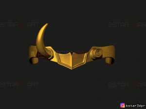lady loki crown - loki variant - sylvie laufeydottir - high quality model 3D Print Model