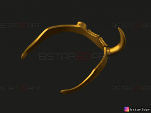 lady loki crown - loki variant - sylvie laufeydottir - high quality model 3D Print Model