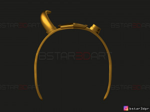 lady loki crown - loki variant - sylvie laufeydottir - high quality model 3D Print Model