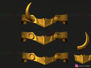 lady loki crown - loki variant - sylvie laufeydottir - high quality model 3D Print Model