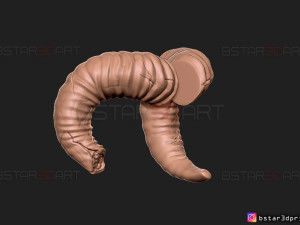 goat horns - satan horns 3d print model 3D Print Model