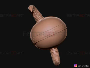 viking mandalorian helmet - buffalo horns - high quality model 3D Print Model
