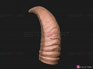 buffalo horns - satan horns - demon horns 3d print model Modelo de impresión 3D