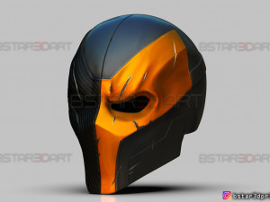 deathstroke mask - dc comics helmet cosplay 3d print model 3D 프린트 모델