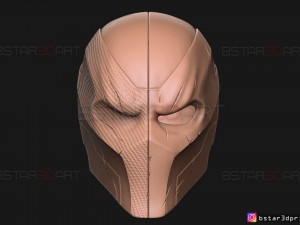deathstroke mask - dc comics helmet cosplay 3d print model 3D 프린트 모델