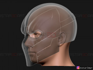 deathstroke mask - dc comics helmet cosplay 3d print model 3D 프린트 모델