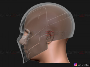 deathstroke mask - dc comics helmet cosplay 3d print model 3D 프린트 모델