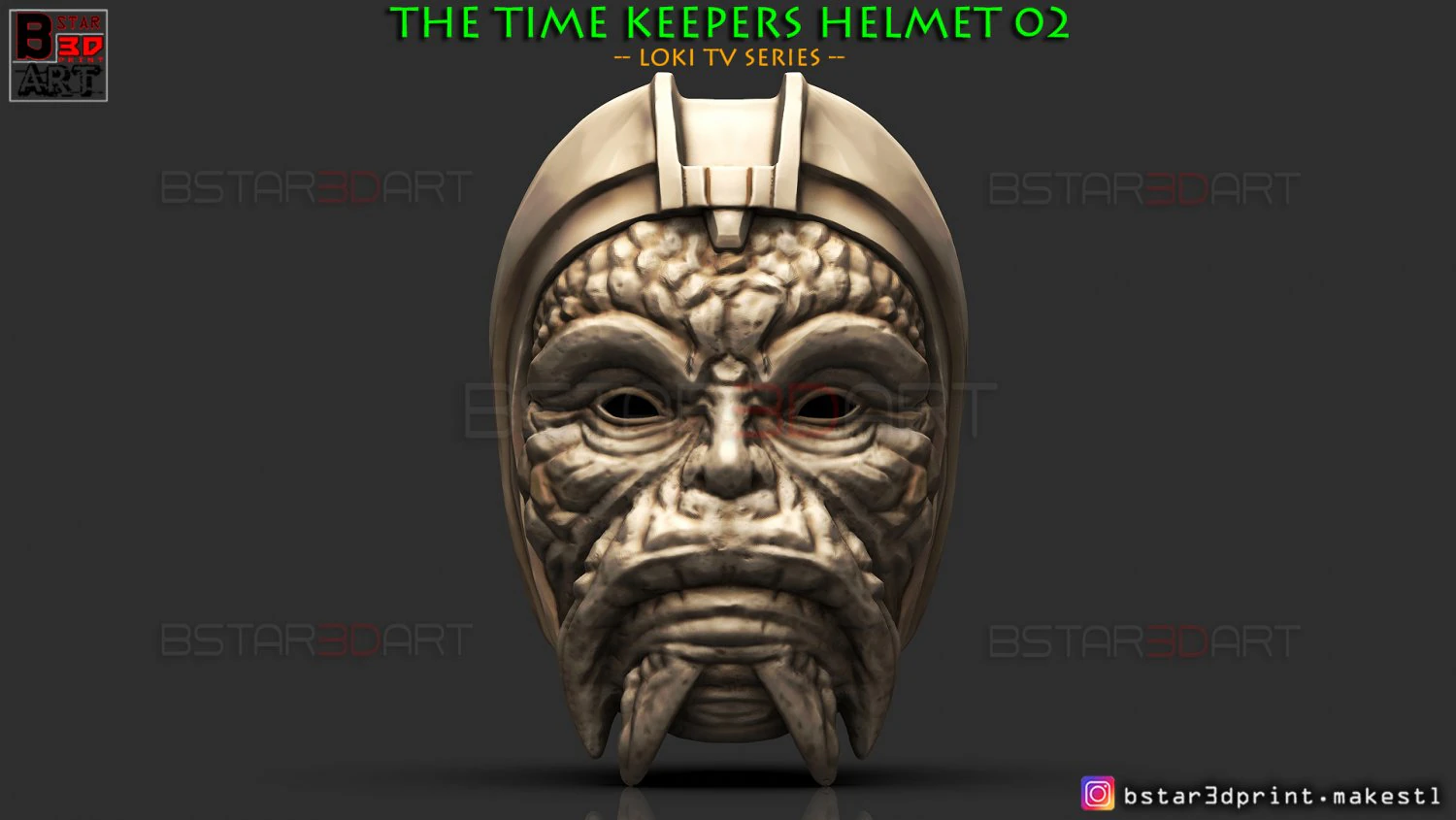 the time keeper helmet - loki tv series 2021 cosplay mask 3d print model 3D Print Model .c4d .max .obj .3ds .fbx .stl .blend