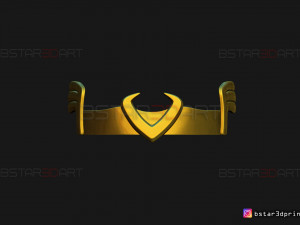 kid loki crown - loki tv series 2021 3d print model 3Dプリントモデル