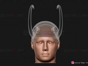 classic loki helmet - loki tv series 2021 3d print model 3D Print Model