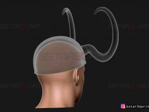 classic loki helmet - loki tv series 2021 3d print model 3D Print Model