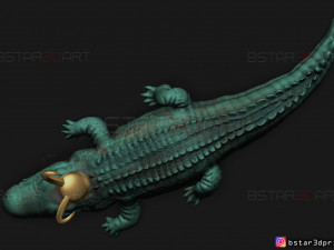 alligator loki - loki tv series - marvel comics 3d print model 3D Print Model