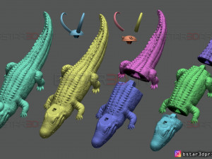 alligator loki - loki tv series - marvel comics 3d print model 3D Print Model