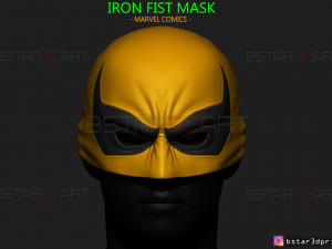 the iron fist - marvel comics 3d print model 3D Print Model