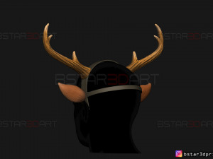 sweet tooth - gus kid cosplay 3d print model Modelo de impresión 3D