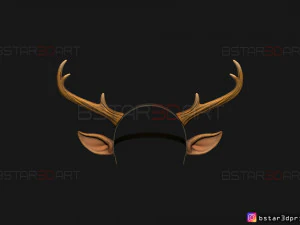 sweet tooth - gus kid cosplay 3d print model 3D Print Model
