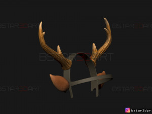 sweet tooth - gus kid cosplay 3d print model Modelo de impresión 3D