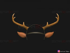 sweet tooth - gus kid cosplay 3d print model 3D Print Model