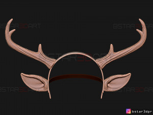 sweet tooth - gus kid cosplay 3d print model Modelo de impresión 3D