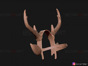 sweet tooth - gus kid cosplay 3d print model Modelo de impresión 3D