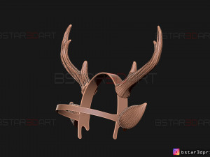 sweet tooth - gus kid cosplay 3d print model Modelo de impresión 3D
