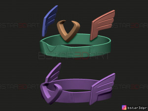 kid loki crown - loki tv series 2021 - marvel comics 3d print model Modelo de Impressão 3D