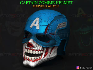 Kapit&auml;n-Zombie-Helm &ndash; Wunder, was w&auml;re, wenn &ndash; 3D-Druckmodell mit hochwertigen Details 3D Druckmodell