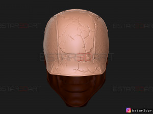 captain zombie helmet - marvel what if - high quality details 3d print model 3D Print Model