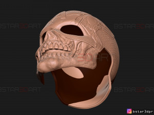 captain zombie helmet - marvel what if - high quality details 3d print model 3D Print Model