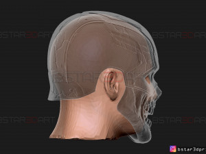 captain zombie helmet - marvel what if - high quality details 3d print model 3D Print Model