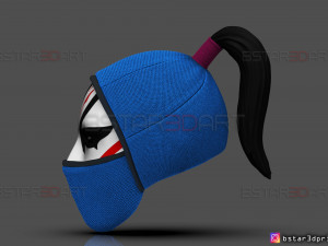 death dealer mask - shang chi cosplay - marvel comics 3d print model 3D 打印模型