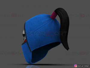 death dealer mask - shang chi cosplay - marvel comics 3d print model 3D 打印模型