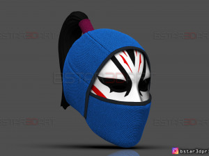 death dealer mask - shang chi cosplay - marvel comics 3d print model 3D 打印模型