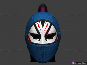 death dealer mask - shang chi cosplay - marvel comics 3d print model 3D 打印模型