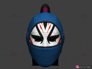 death dealer mask - shang chi cosplay - marvel comics 3d print model 3D Print Model