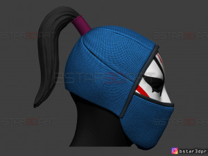 death dealer mask - shang chi cosplay - marvel comics 3d print model 3D 打印模型