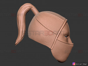 death dealer mask - shang chi cosplay - marvel comics 3d print model 3D 打印模型