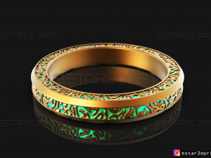 shang chi ring - shang chi bracelet - marvel comics 3d print model 3D Baskı Modeli