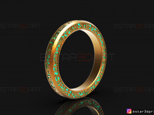 shang chi ring - shang chi bracelet - marvel comics 3d print model 3D Baskı Modeli