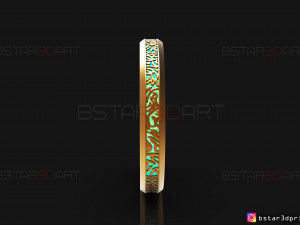 shang chi ring - shang chi bracelet - marvel comics 3d print model 3D Baskı Modeli