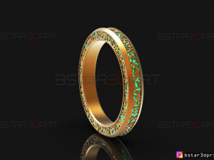 shang chi ring - shang chi bracelet - marvel comics 3d print model 3D Baskı Modeli