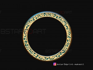 shang chi ring - shang chi bracelet - marvel comics 3d print model 3D Baskı Modeli