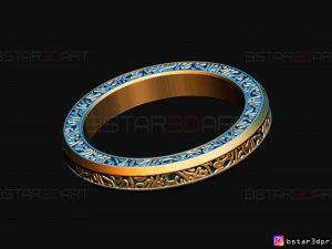 shang chi ring - shang chi bracelet - marvel comics 3d print model 3D Print Model