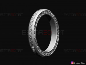 shang chi ring - shang chi bracelet - marvel comics 3d print model 3D Baskı Modeli