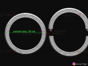 shang chi ring - shang chi bracelet - marvel comics 3d print model 3D Print Model