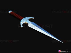 death dealer kunai - shang chi - marvel legend comics 3d print model Modèles 3D en vedette