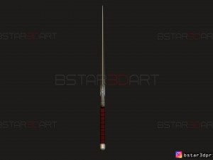 death dealer kunai - shang chi - marvel legend comics 3d print model Modèles 3D en vedette