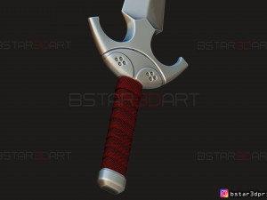 death dealer kunai - shang chi - marvel legend comics 3d print model Modèles 3D en vedette