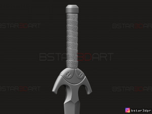 death dealer kunai - shang chi - marvel legend comics 3d print model Modèles 3D en vedette